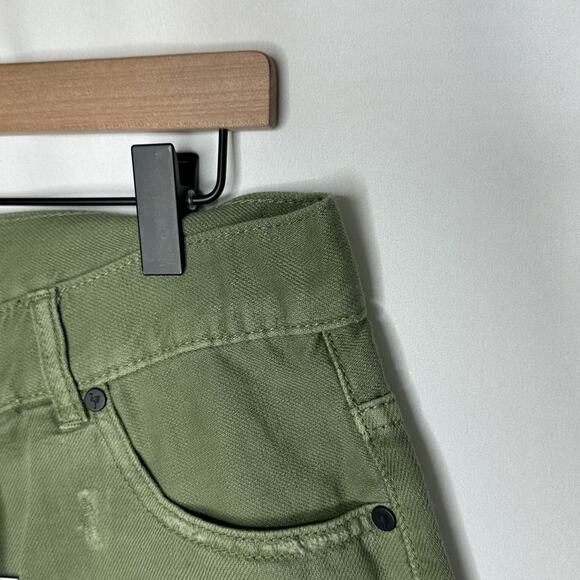 SANDRINE ROSE Army Green Short Shorts NWT in Size 24 - Picture 7 of 8